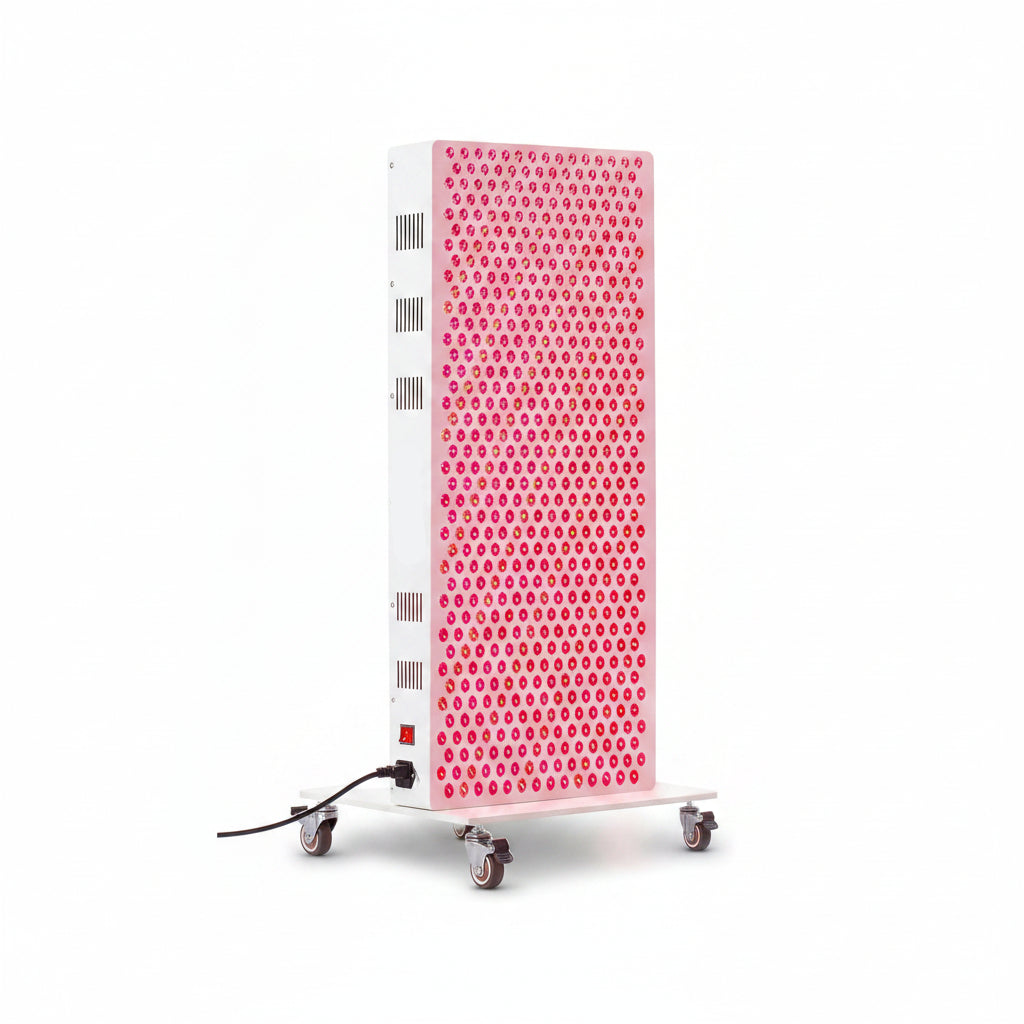Red Light Therapy Panel for Body, 7 Wavelengths (630, 660, 780, 810, 850, 940, 1060 Nm), 580Leds, Near‑Infrared Light Wellness Device with Adjustable Intensity, Home Use