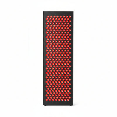 Red Light Therapy Box, 5In1 LED with 630-660-810-830-850, Metal Case, 3 Modes Red Light Panel with Soft Belt, 6 Timing Set - 9 Pulse Modes - 4-Level - Red Light Therapy Panel for Body