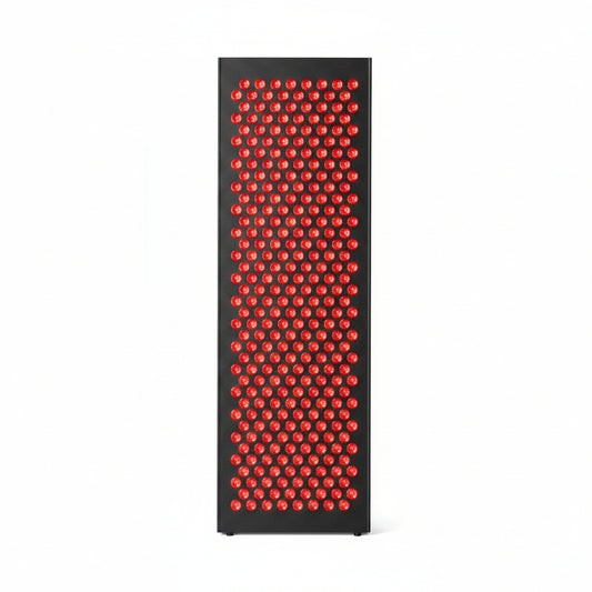 Red Light Therapy Box, 5In1 LED with 630-660-810-830-850, Metal Case, 3 Modes Red Light Panel with Soft Belt, 6 Timing Set - 9 Pulse Modes - 4-Level - Red Light Therapy Panel for Body