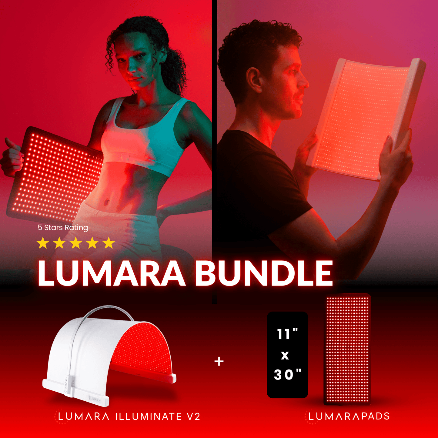 Illuminate Red V2 – Red Light Therapy Panel