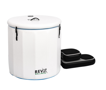 RevX Inflatable Barrel with Inflatable Steps
