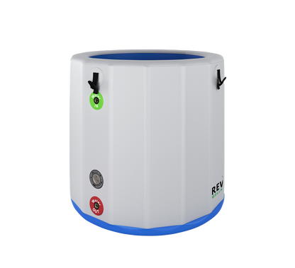 RevX Inflatable Barrel with Inflatable Steps