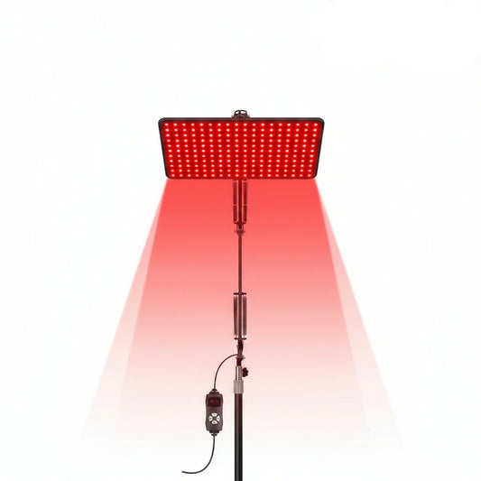 Red Light Therapy for Body with Wireless Magnetic Remote - 660Nm 850Nm 940Nm 3 in 1 Red Infrared Light Therapy Lamp with Stand with Large Panel, Therapy Device at Home, Gift for Women, L